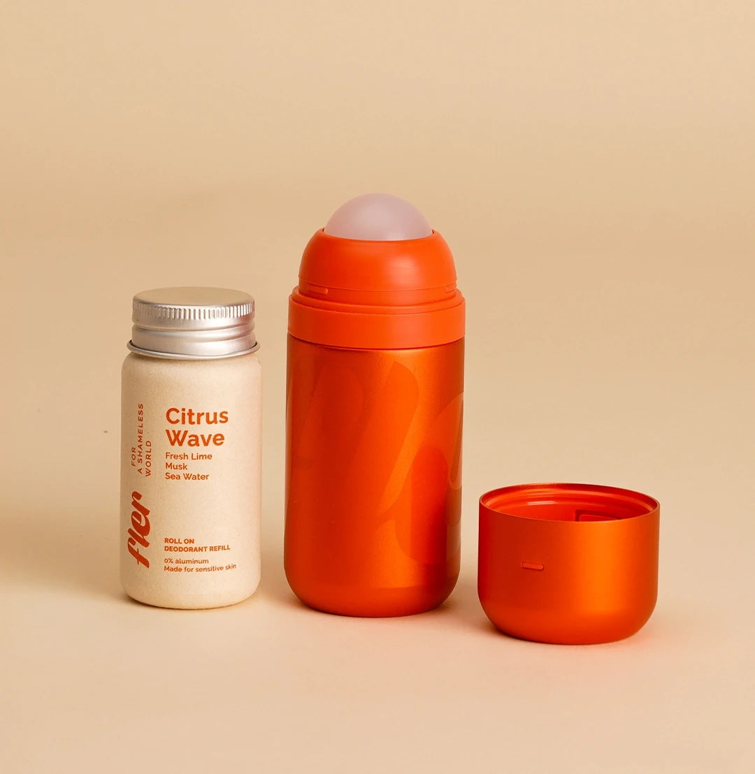 Refillable Roll-on Deodorant Starter Set