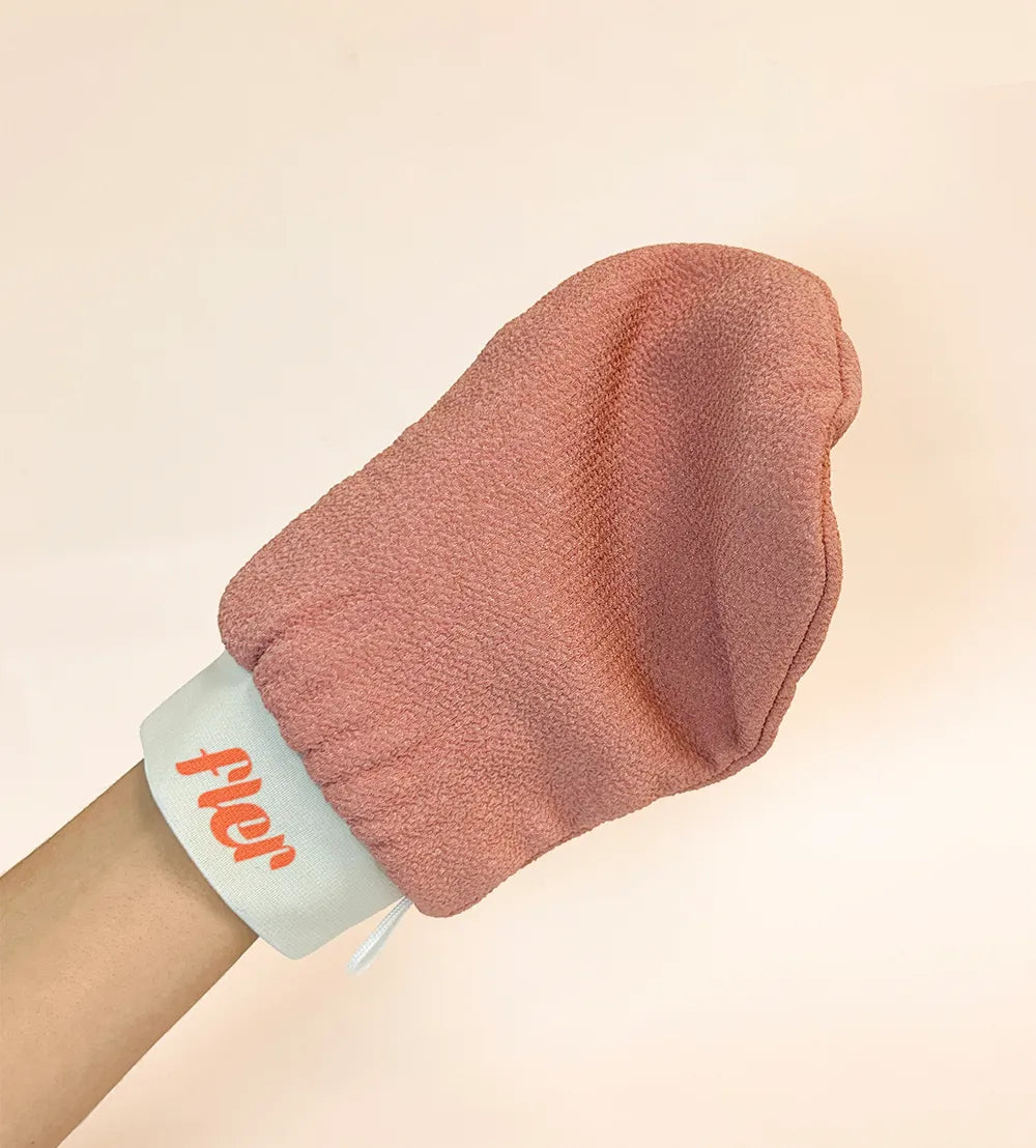 Sanfter Peeling-Handschuh - Mechanisches Körperpeeling